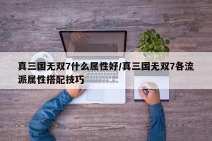 真三国无双7什么属性好/真三国无双7各流派属性搭配技巧