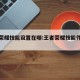 王者荣耀技能设置在哪:王者荣耀技能件在哪调